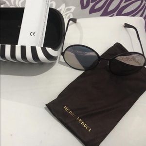 Henri Bendel mirrored sunglasses